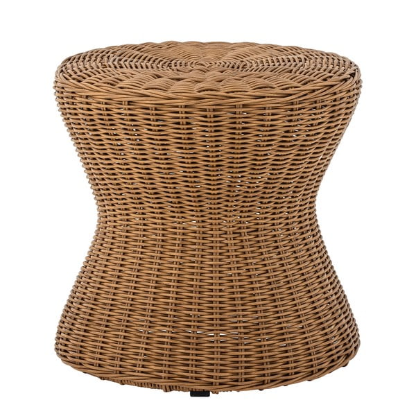 Tavolo da giardino rotondo in rattan artificiale ø 53 cm Roccas - Bloomingville