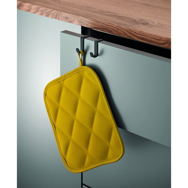 Gancio doppio nero Lava Galileo - Metaltex-image-1