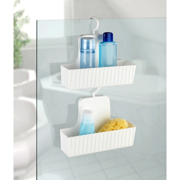 Supporto bianco per bagno da appendere Minas - Allstar-image-1