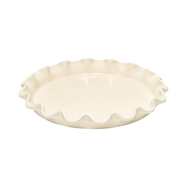 Tortiera bassa di colore avorio , ⌀ 33 cm - Emile Henry