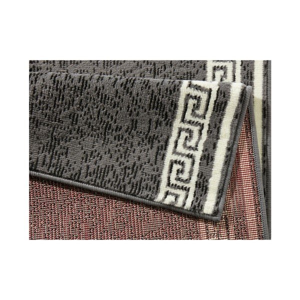 Šedý běhoun s bílými detaily Hanse Home Ornament, 80 x 450 cm-image-2