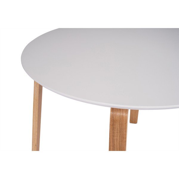 Tavolo da pranzo rotondo con piano bianco ø 110 cm Lana - Bonami Essentials-image-2