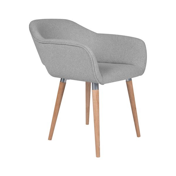 Světle šedá jídelní židle Cosmopolitan Design Napoli-image-1