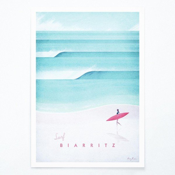 Poster , A2 Biarritz - Travelposter