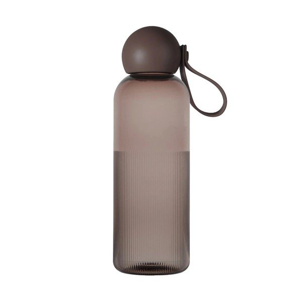 Bottiglia bottiglia da viaggio marrone in plastica riciclata 650 ml Tom – Sagaform
