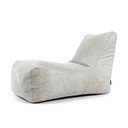 Puof a sacco color crema con rivestimento in velluto a coste Lounge – SLOWDOWN