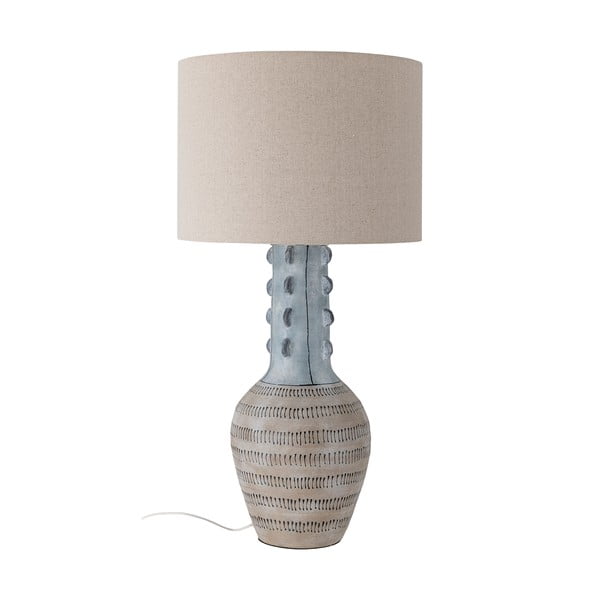 Lampada da tavolo blu chiaro con paralume in tessuto (altezza 90 cm) Gadiela - Bloomingville