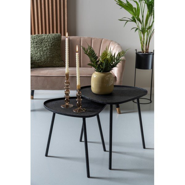 Tavolo portaoggetti in metallo 49,5x54 cm Boaz - Leitmotiv-image-1