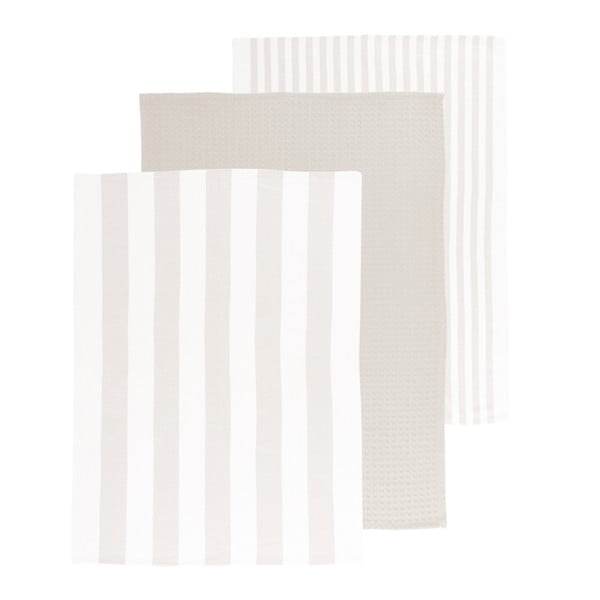 Set di strofinacci in cotone 3 pz 51x74 cm Marra – Tiseco Home Studio