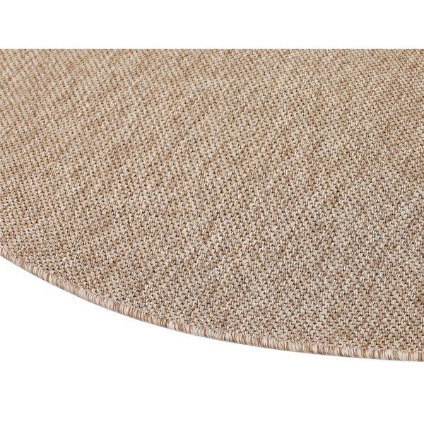Tappeto tondo beige per esterni ø 160 cm Vagabond™ - Narma-image-3
