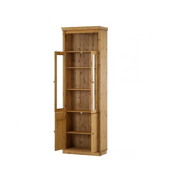 Anta in vetro aggiuntiva per la libreria Annabelle in legno di pino - Støraa-image-1