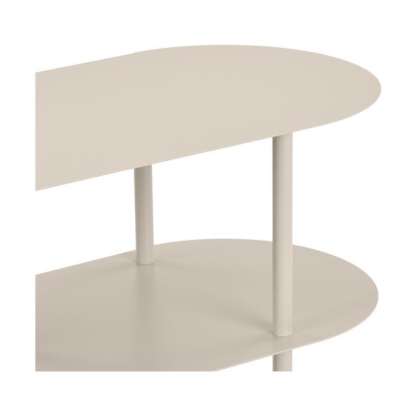 Scaffale beige in metallo 118x97x31 cm Rieti – House Nordic-image-4