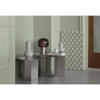 Tavolino rotondo in acciaio inox ø 50 cm Oru – Blomus