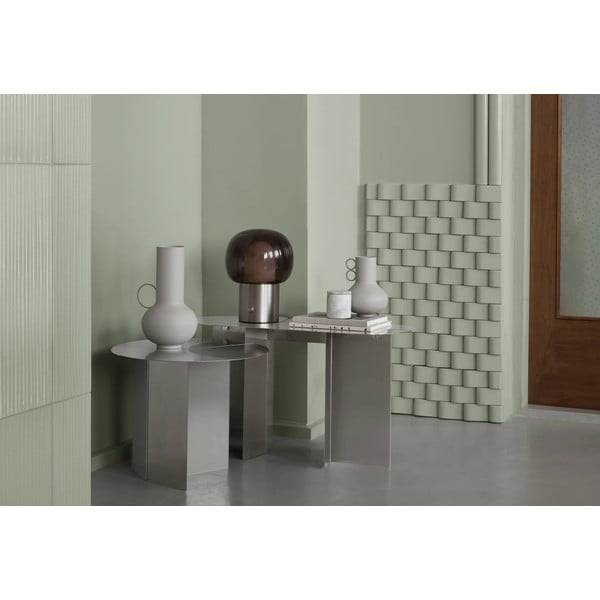 Tavolino rotondo in acciaio inox ø 50 cm Oru – Blomus-image-1