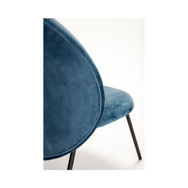 Poltrona blu Abelone - Hübsch-image-1