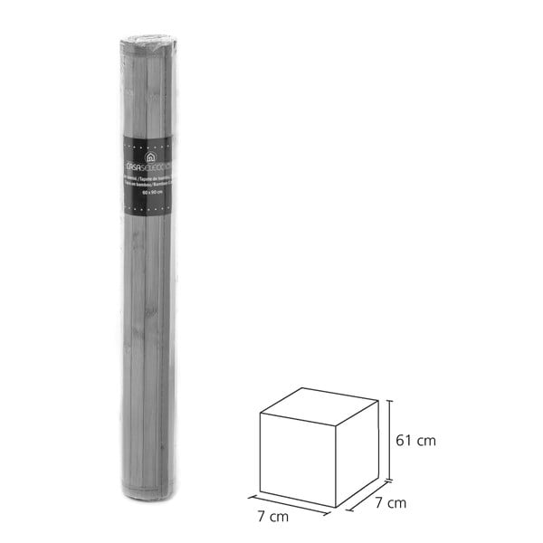 Tappeto in bambù grigio-verde 60x90 cm - Casa Selección-image-3