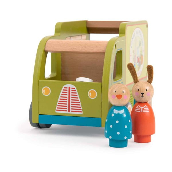 Auto di legno La Grande Famille Food Truck - Moulin Roty-image-2