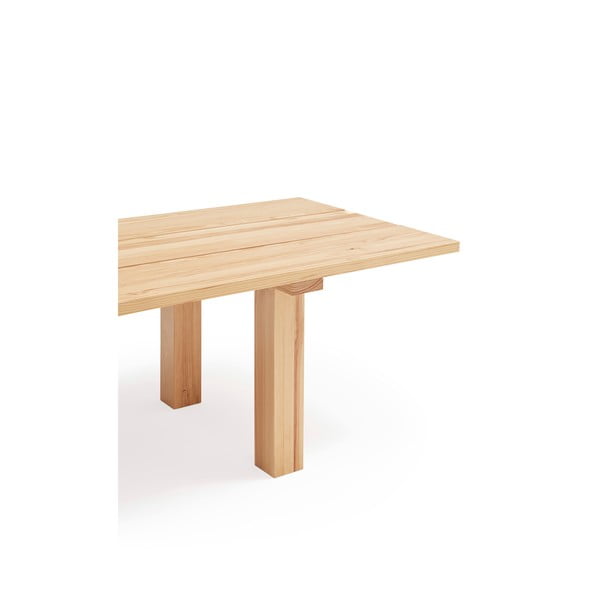 Tavolo da pranzo con piano in legno di pino 100x180 cm Banda - Teulat-image-4