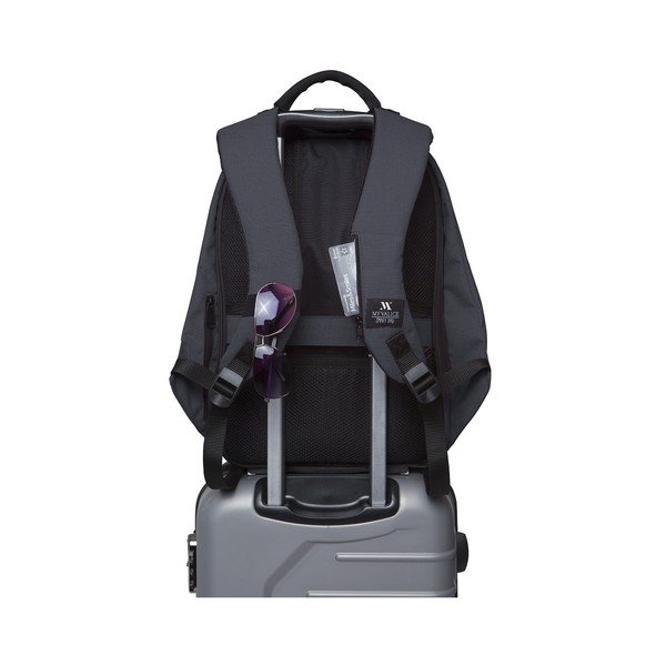 Zaino grigio scuro-nero con porta USB My Valice SECRET Smart Bag - Myvalice-image-2