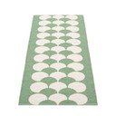 Passatoia da interno/esterno verde/color crema 70x150 cm Poppy Oregano – Pappelina