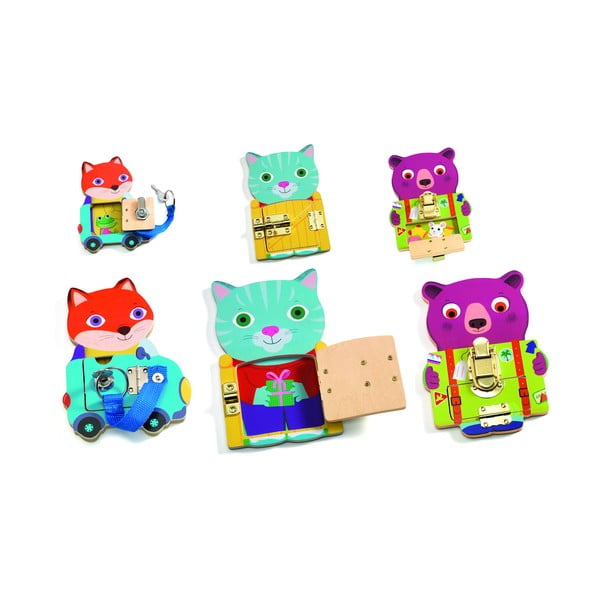 Animali di chiusura in legno per bambini - Djeco