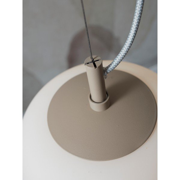 Lampada a sospensione crema con paralume in vetro ø 25 cm Sapporo - it's about RoMi-image-4