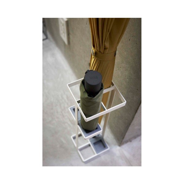 Portaombrelli a torre bianco - YAMAZAKI-image-1
