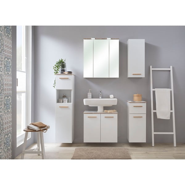 Mobile bagno sospeso bianco 30x72 cm Set 931 - Pelipal-image-4