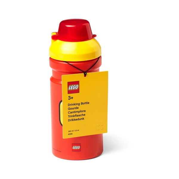 Borraccia rossa con coperchio giallo , 390 ml Iconic - LEGO®-image-2