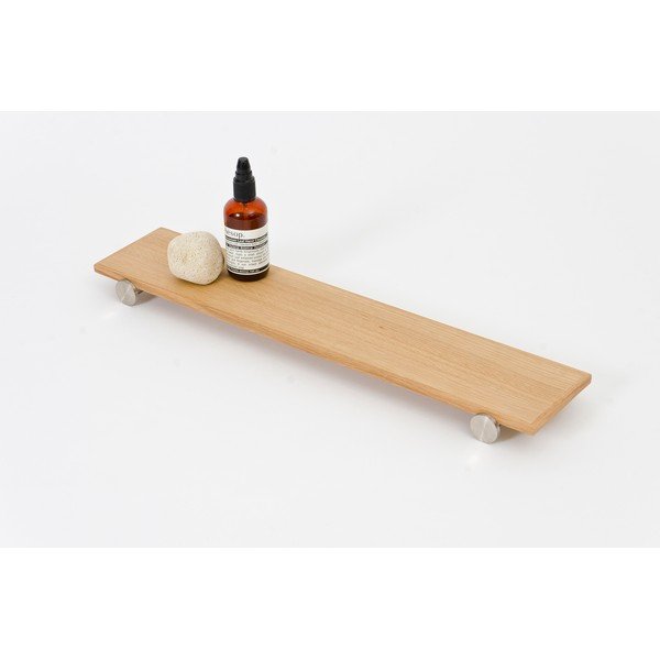Mensola da bagno a parete in legno di quercia Yoku - Wireworks-image-2