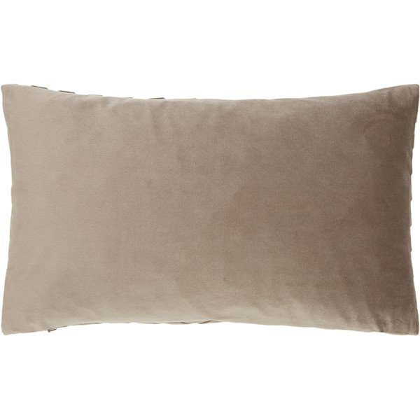 Federa decorativa in velluto beige, 30 x 50 cm Lucie - Westwing Collection-image-1