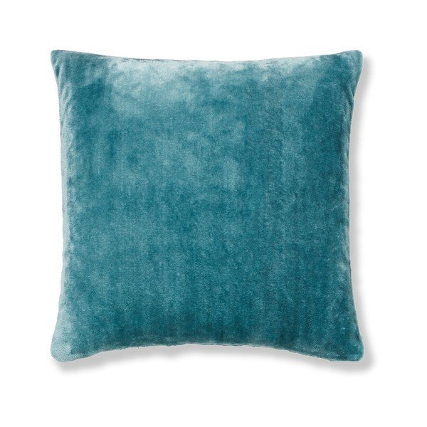 Modrý povlak na polštář Catherine Lansfield Basic Cuddly, 55 x 55 cm