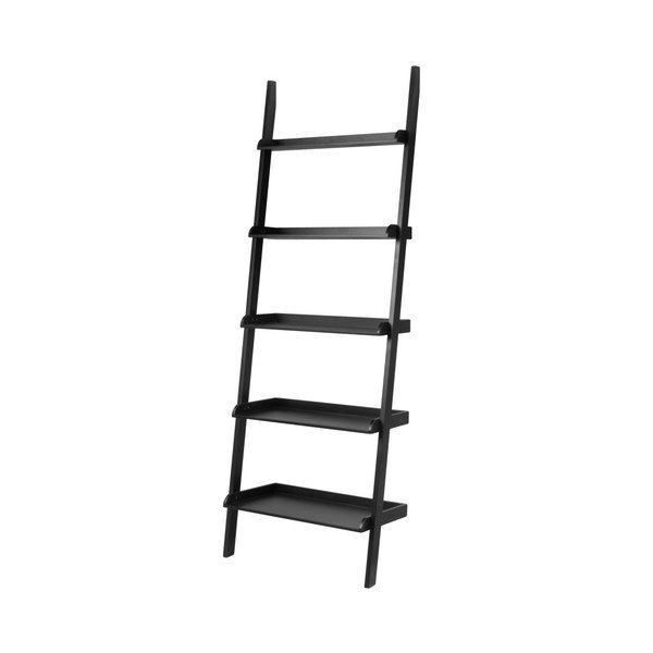 Mensola a muro nera, altezza 189 cm - Interstil