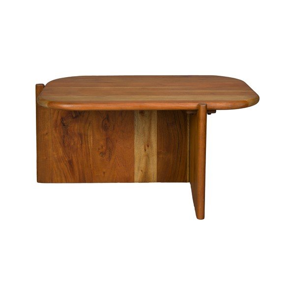 Tavolino da salotto di colore naturale in acacia massiccia 50x75 cm Feller – Dutchbone