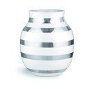 Vaso in ceramica bianco/argento Omaggio - Kähler Design