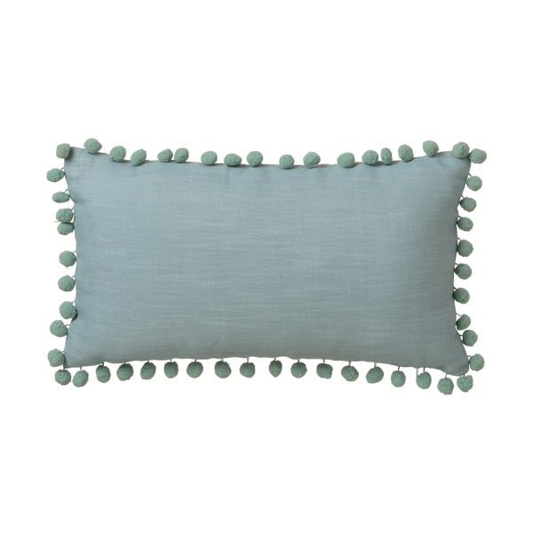 Cuscino verde , 50 x 30 cm Pompon - Casa Selección