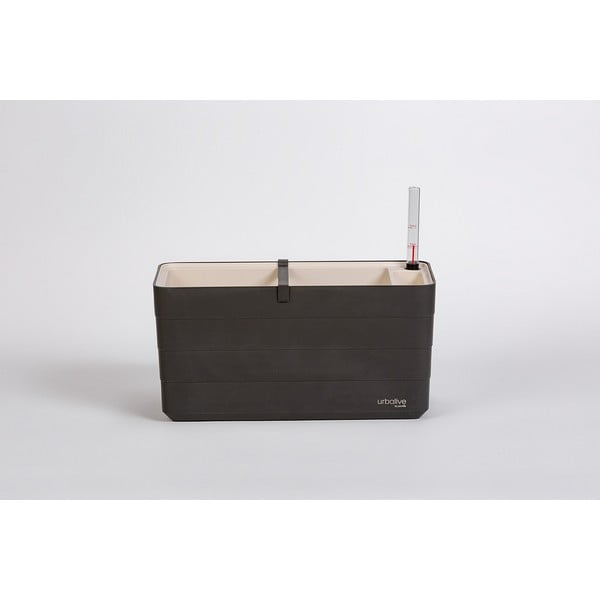 Fioriera in plastica con sistema di auto-irrigazione 39,5 cm Berberis – Plastia-image-4