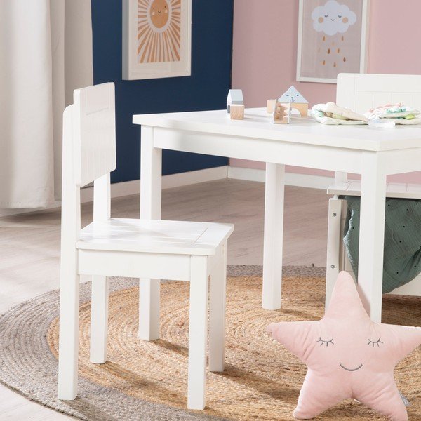 Sedia per bambini bianca – Roba-image-1
