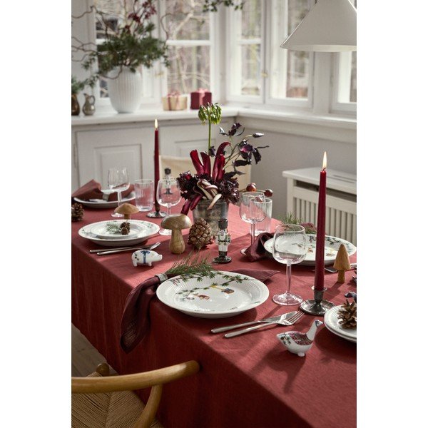 Piatto bianco in porcellana a tema natalizio ø 27 cm Hammershøi Christmas – Kähler Design-image-2