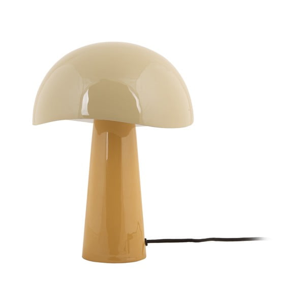 Lampada da tavolo giallo ocra con paralume in metallo (altezza 33 cm) Grato - Leitmotiv