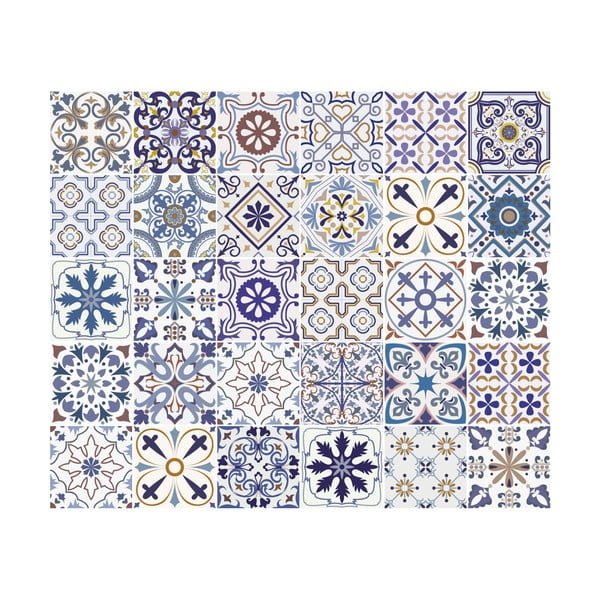 Set di 30 adesivi murali decorativi, 15 x 15 cm Riviera - Ambiance-image-2