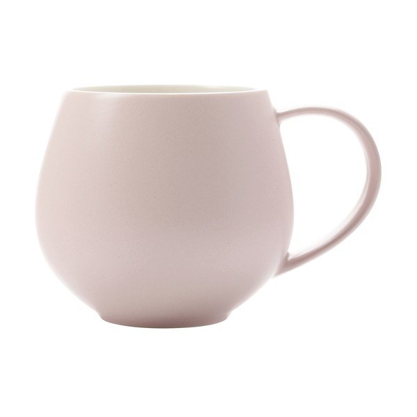 Růžovo-bílý porcelánový hrnek Maxwell & Williams Tint, 450 ml
