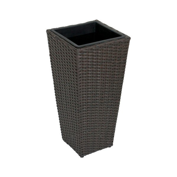 Vaso da giardino marrone scuro ADDU Planter, altezza 60 cm - Garden Pleasure