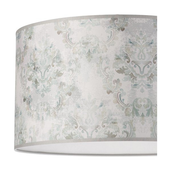 Lampada a sospensione grigio chiaro con paralume in tessuto ø 35 cm Print - LAMKUR-image-3