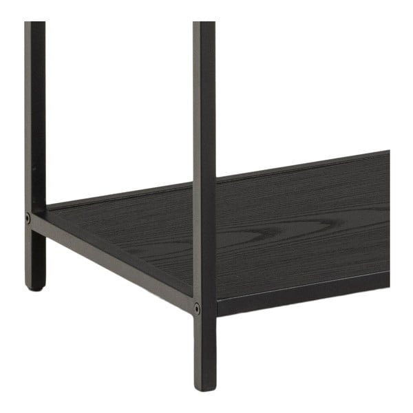 Libreria nera in frassino 135x150 cm Seaford - Actona-image-4