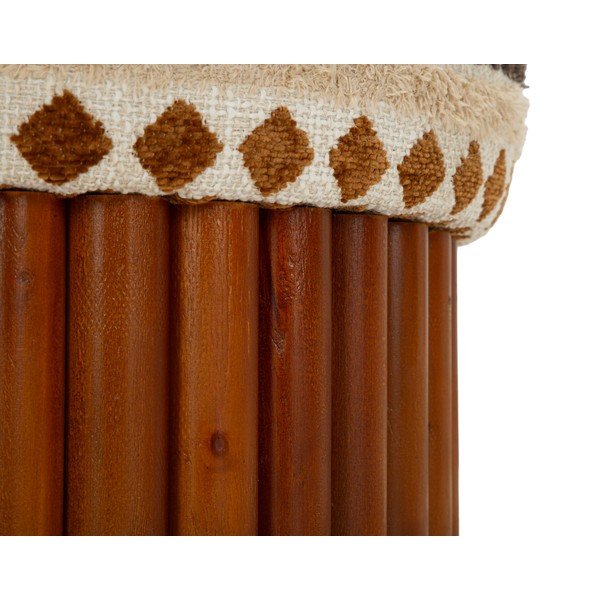 Poggiapiedi marrone/beige Ethnic  – Mauro Ferretti-image-4