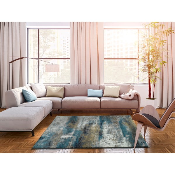 Tappeto blu , 120 x 170 cm Kalia Abstract - Universal-image-1