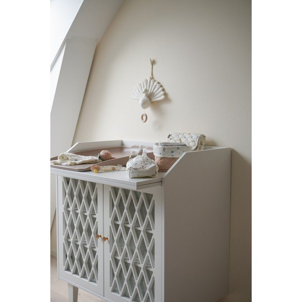 Credenza per bambini bianca con fasciatoio 67x99x84 cm Harlequin – Cam Cam Copenhagen-image-1