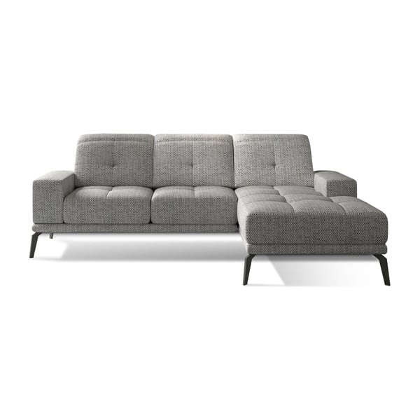 Divano angolare grigio (con penisola a destra/con chaise lounge) Torrense – ELTAP