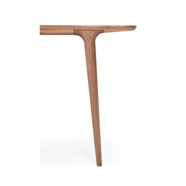 Tavolo da pranzo in legno di noce 90x180 cm Fawn - Gazzda-image-4